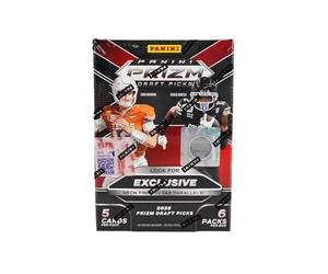 2025 Panini Prizm Draft Picks Football 6-Pack Hobby Blaster Trading Card Box (1 Silver Prizm Per Box)