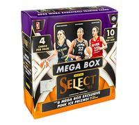 2025 Panini Select WNBA Basketball Retail Mega Box, 40 Trading Cards, 10 Packs, Pink Ice Prizms, WNBA Collectible Cards