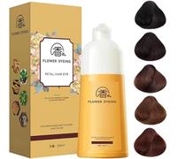 2025 Petal Rose Coloring Shampoo, Nourishing Natural Hair Color, Reduces Gray Hair, Suitable for Men and Women
