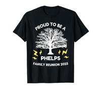 2025 Phelps Family Reunion Gathering Family Tree Matching T-Shirt