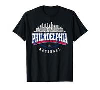 2025 Philadelphia Team Skyline Word Art Kyle Schwarber MLBPA T-Shirt