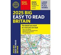 2025 Philip's Big Easy to Read Britain Road Atlas