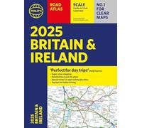2025 Philip's Road Atlas Britain and Ireland: (A4 Paperback) (Philip's Road Atlases)