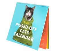 2025 Pissed-Off Cats Calendar, Cats Wall Calendar Fun Cats Wall Hanging Calendar Desk Calendar Family Planner Calendar Planning Calendar New Year Gift for Home Business Office School
