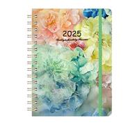 2025 Planner Academic Monthly and Weekly Calender Planner Jan. 2025 - Dec. 2025 A5 Planner with Flexible Cover Twin Wire Binding Planner with Monthly Tabs for Teacher & Easter Crafts (E, 16.5x21.5cm)