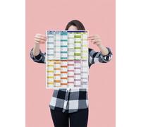 2025 Planner Full Year Colour A3 Home Office Work Wall Calendar A3 JAN - DEC (Portrait)