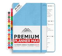 2025 Planner Pro Max - Undated 2025 Planner - Daily Planner, Weekly Planner & Monthly Planner 2025-2026 All-In-One - A4 8.5" x 11" - Blue - Productivity Store
