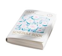 2025 Planners for Women, Daily Planner 2025 - Daily Planner Meeting Notebook with Painting Design,Waterproof Daily Notebook,2025 Appointment Book for Fam