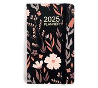2025 Pocket Planner,January 2025-December 2025,Weekly and Monthly Academic Schedule Planner,3.62"x6.18",with Flexible Elastic Band,Thickened hard Cover,Improving Time Management Skill