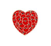 2025 Poppy Badges and Pins Brooch Remembrance Day Veterans Memorial WW1 Military Badge