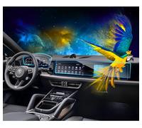 2025 Por*sche Cayenne Tempered Glass Screen Protector is One Single Piece for 2024 2025 Por*sche Cayenne Accessories Coupe 12.3Inch Dashborad & 10.9Inch Navigation 2025 Cayenne Touchscreen Protection