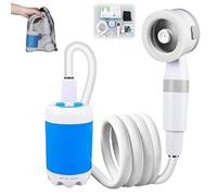 2025 Portable Electric Camping Outdoor Shower, Portable Camping Shower Outdoor Camp Shower Pump with Adjustable Flow, Multiple Spray Modes for Camping, Hiking, Traveling,RV