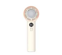 2025 Portable Handheld Ice Fan, Turbo Cooling Fans, 3600mAh, 100 Gear Hurricane Wind, Silent Motor, Digital Display, USB Rechargeable, Mini Icy Personal Electric Fan for Outdoor & Indoor