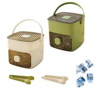 2025 Portable Ice Maker For Freezer With Ice Bin - Fast, Compact Countertop Machine With Storage Drawer & One-Touch Operation For Home, Office & Outdoor Use