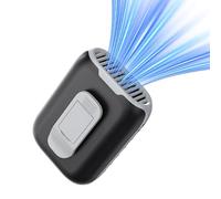 2025 Portable Personal Waist Fan& Neck Fan, 10500RPM Brushless Motor, 40H Runtime Rechargeable, 5-Speed Quiet Operation, Clip-On Personal Body Cooling for Camping/Worksites/Outdoor (Black)