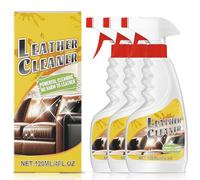 2025 Powerful Leather Cleaner, Conditioner Multi-Purpose Car Interior Leather Polish Restorer, Deep-Cleaning Formula Removes Stubborn Stains from Sofas, Car Seats, Footwear (3)