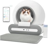 2025 Premium Smart Automatic Self-Cleaning Cat Litter Box, WiFi App Monitoring, 65L Capacity, with Litter Mat and Liners