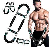2025 Pro Saker Twister Arm Trainer - 40-100lb Adjustable Power Twister Bar for Chest, Shoulder & Arm Workout, Portable Detachable Upper Body Fitness Equipment for Home/Gym