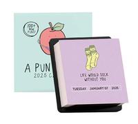 2025 Punny Daily Desk Calendar | Funny Calendar 2025 Day To Day For Home Or Offices | Daily Calendar 2025 Page A Day | Dad Jokes Calendar With Tear Off Pages And Daily Puns