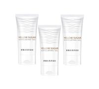 2025 Purifying Exfoliating Gel, Gentle Exfoliating Face Scrub, Moisturizing Face Wash, Face And Body Scrub Gel, Deep Cleansing, Pore Treatment, All Skin Types (3Pc)