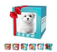 2025 Realistic Robot Dog - AI Puppy with Walking, Barking & Tail Wagging Features, Interactive Robotic Pet for Kids & Dog Lovers, for All Ages