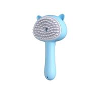2025 Rechargeable Steam Pet Grooming Brush Advanced Spray Release Button Comb For Long Haired Dogs And Cats Deshedding Tool (Sky Blue, 18X9.5cm)