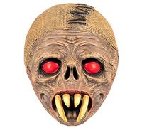 2025 Red Eye Skull Alien Cosplay Mask Latex Headgear Props Mask Horror Headgear for Halloween Carnival Costume Party Props