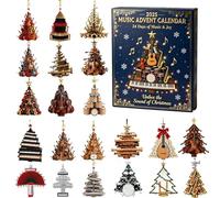 2025 Rock Around the Guitar Advent Calendar - 24 Mini Guitar Ornaments Daily Countdown, Collectible Guitar Advent Calendar for Guitarists Music Lovers & Collectors (guitar christmas advent calendar)