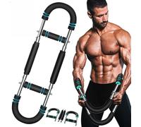2025 Saker Twister Arm Trainer, 40-100lb Adjustable Chest Workout Equipment, Shoulder Muscle Training Fitness Equipment, Portable Spring Resistance Home Fitness Equipment.