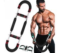 2025 Saker Twister Arm Trainer, 40-100lb Adjustable Chest Workout Equipment, Shoulder Muscle Training Fitness Equipment, Portable Spring Resistance Home Fitness Equipment.