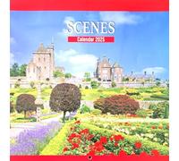 2025 Scenes Square Wall Calendar Scenic Landscapes Castles Cathedrals Cities Planner Organiser