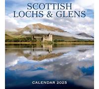 2025 Scotland Calendar: Scottish Lochs & Glens - Square Wall Calendar - Month to View - 12 Months