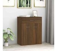 (Brown oak) vidaXL Sideboard Engineered Wood Storage Drawer Cabinet Unit Multi Colours