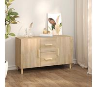 vidaXL Sideboard Sonoma Oak 100x36x60 cm Engineered Wood