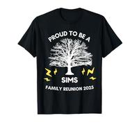 2025 SIMS Family Reunion Gathering Family Tree Matching T-Shirt