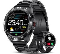 2025 Smart Watch for Men Bluetooth Dail Answer Calls 1.32" Touch Screen Fitness Tracker Heart Rate Sleep Monitor IP67 Waterproof Sports Steel Outdoor Tactical Smartwatch for Android iPhone BW0327A