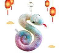 2025 Snake Mascot Stuffed Toy, 2025 Snake Year Mascot - Snake Stuffed Animal Year of the Snake Mascot - Plush Lucky Snake New Year Toy, Chinese New Year Decoration, Snake