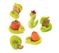2025 Snake New Years Figurine Statue Resins Zodiacs Decoration Wealth Attraction Desk Car Interior Ornament Lucky Figurine