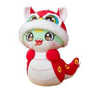 2025 Snake Plush Toy, Chinese Astrological signs Mascot, Cartoon Animal Figure, Soft 9.8 Inch Doll, New Year Celebration Gift, Lunar Festival Decoration for Timeframe 9.84 Inches