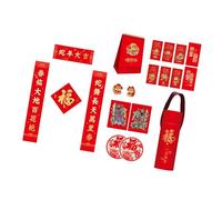 2025 Snake Year Flocking Couplets Set Completes With Tube Calendar Clings For Spring Festival Celebration Decorative Wall And Window Sticker