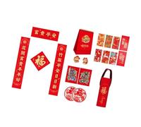 2025 Snake Year Flocking Couplets Set Completes With Tube Calendar Clings For Spring Festival Celebration Decorative Wall And Window Sticker