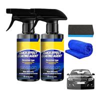 2025 Sopami Car Coating Spray, Quick Effect Coating Agent, 3 in 1 Multi-functional Coating Agent, Waterless Wash and Wax Spray for Cars, Improves Clarity and Visibility, High Protection (2PCS)