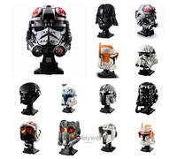 2025 Space War Stormtroop Scout Dark Trooper Clone Commander Cody Helmet 75276 Building Blocks Desk Decoration Bricks Home Decor No Box 6