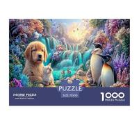 2025 Special Edition Complete Animal Encyclopedia 1000 Piece Puzzle - Fairytale Creatures' Wonderland in The Vibrant Enchanted Forest - Versatile for Adults & Kids Ages 12 for Puzzle Love