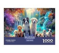 2025 Special Edition Complete Animal Encyclopedia 1000 Piece Puzzle - Fairytale Creatures' Wonderland in The Vibrant Enchanted Forest - Versatile for Adults & Kids Ages 12 for Puzzle Love