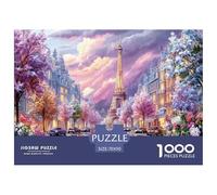 2025 Special Edition Eiffel Tower Paris 1000 Piece Puzzle - Iconic World Architecture - Versatile for Adults & Kids Ages 12 for Puzzle Lovers 70x50cm/1000pcs