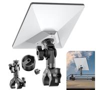 2025 Starlink Mini Bracket Aluminum Clamp Adapter with 1/4"-20 & 3/8"-16 Thread, 360° Adjustable for RV, Camper, Yacht, Roof Rack & Balcony - for Starlink Mini Dishy Model: SPX-04176000-501
