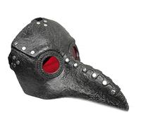 2025 Steampunk Plague Doctor Mask Halloween Cosplay Latex Half Face Mask Show Prop