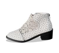 2025 Stylish Lace Up Ankle Boots for Women Casual Comfortable Shoes Camp Women Shoes, White, 6 UK