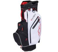 2025 Sun Mountain E-Lite 14-Way Golf Cart Bag (Black/White/Red)